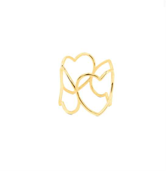 Anillo Ginger Mujer Romantica in Oro amarillo AN-102 - AN-102